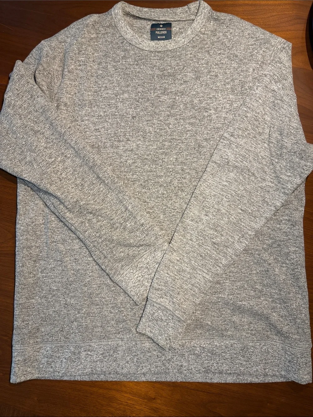 Men's Crewneck Pullover Sweater - Gray